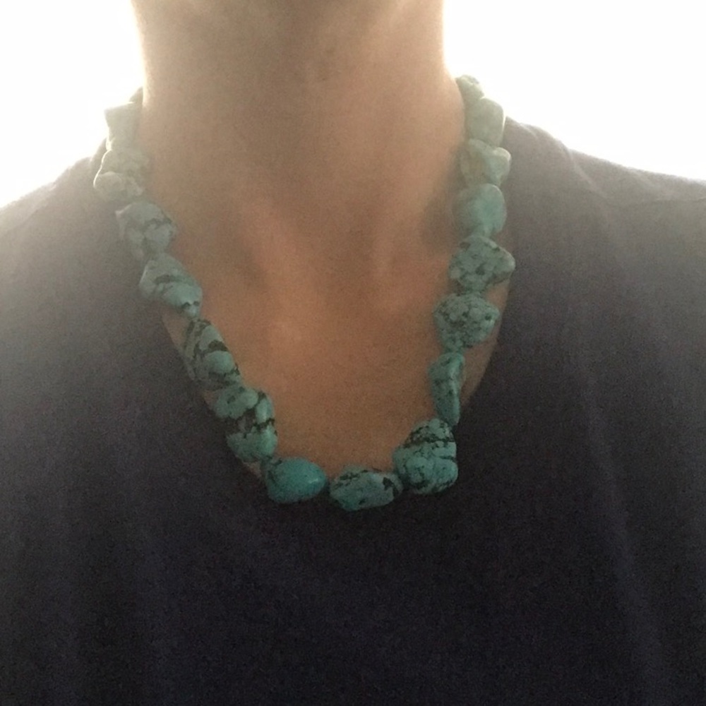 Real genuine turquoise necklace